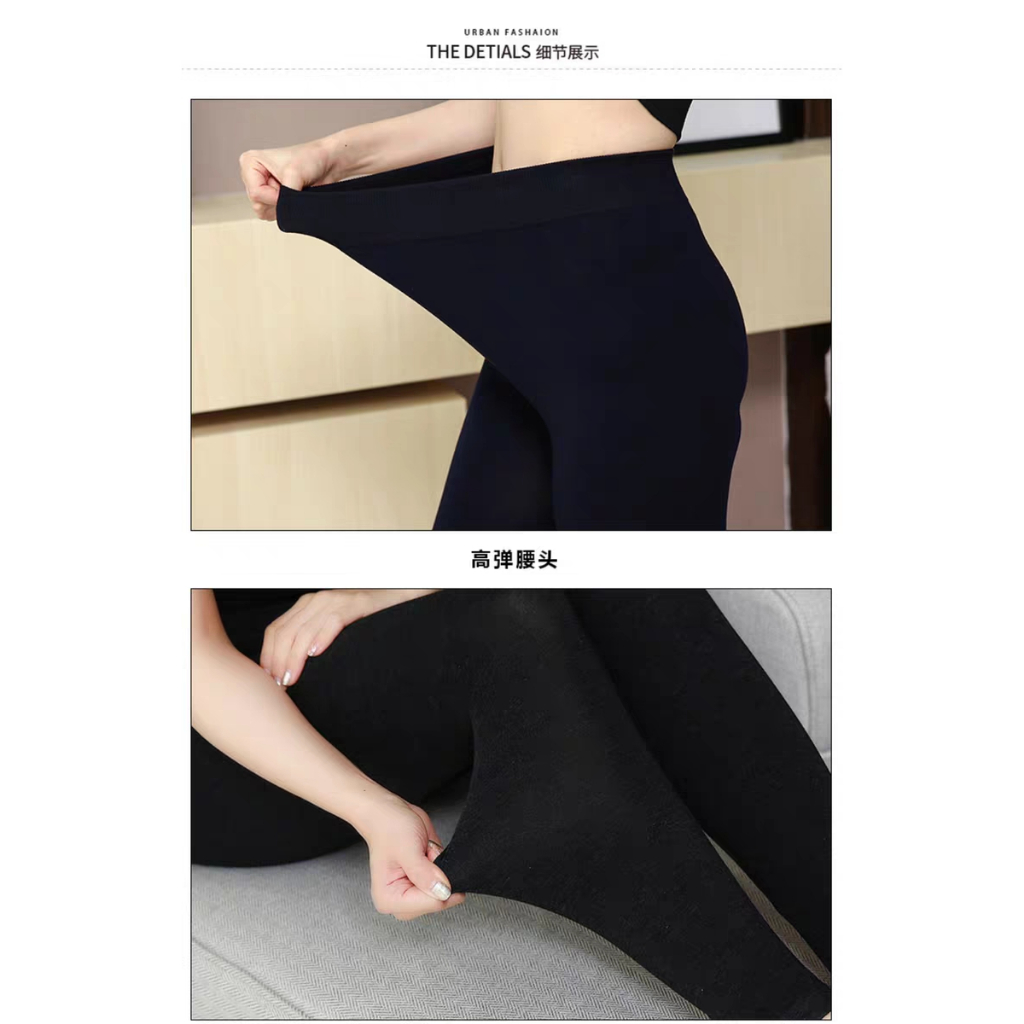 Legging Premium Melar Sampai 90kg Kode 901/ Polos Hitam / Panjang Abu 901 701 - foto 2