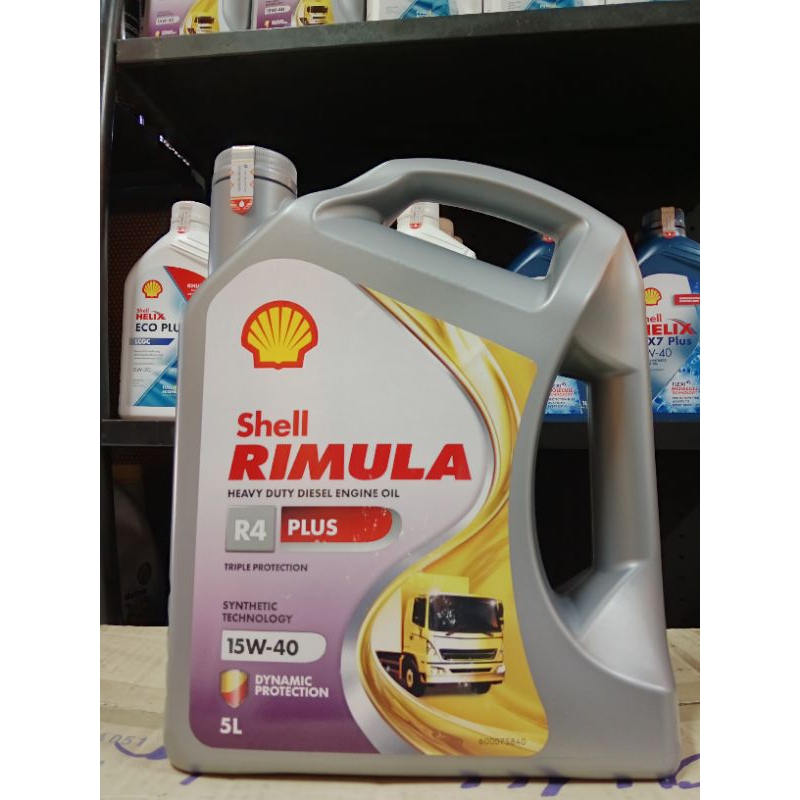 Jual SHELL RIMULA R4 PLUS 15W-40 5L - Oli mesin diesel | Shopee Indonesia