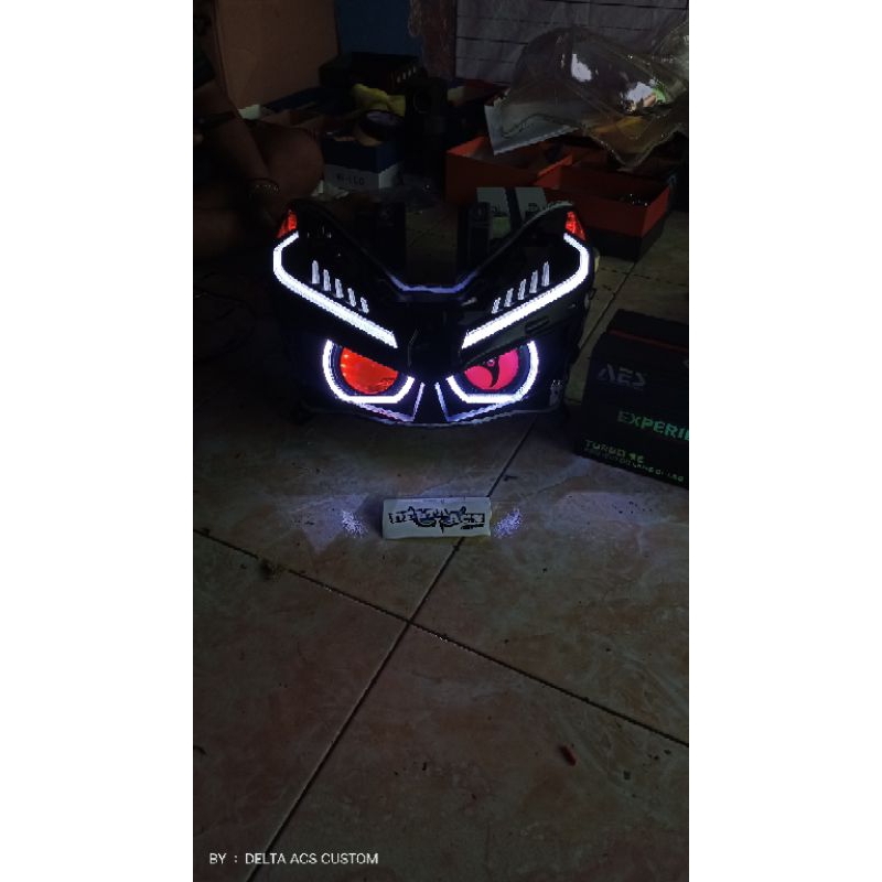 Jual Biled Vario New Singel Mata Saringan L Custom Headlamp