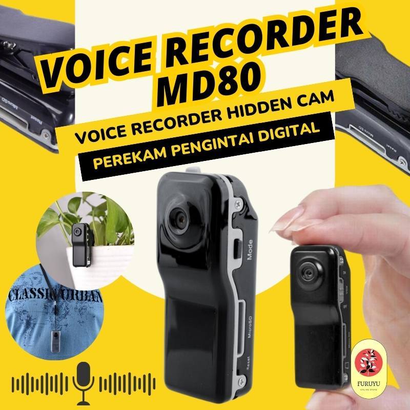 Md80 Mini Dv Camera Manual Alat Rekam Perekam Suara Gambar Digital