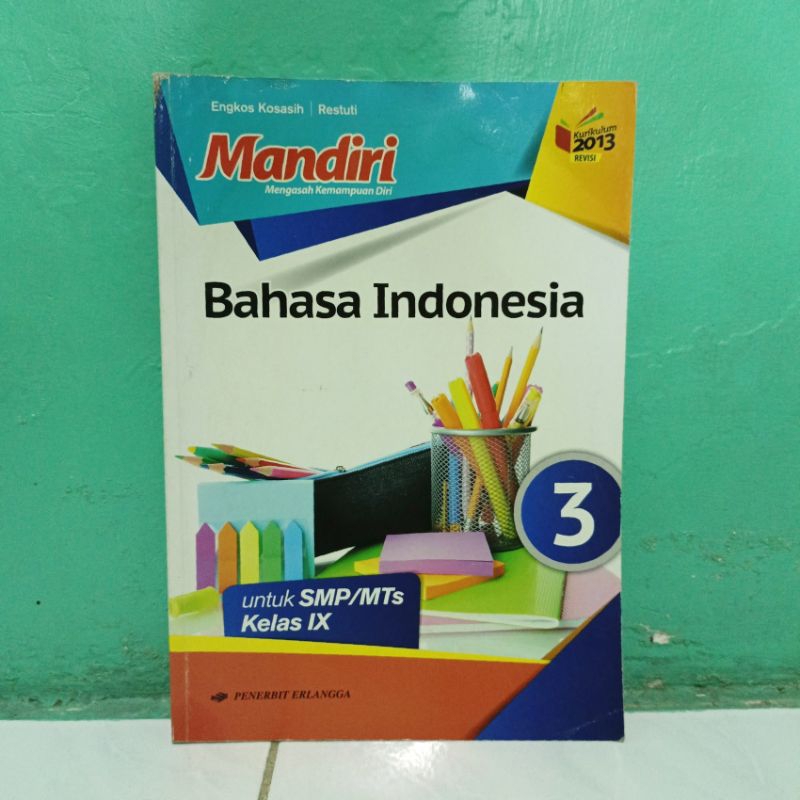 Jual Buku Mandiri Bahasa Indonesia Kelas 9 Ix 3 Smp Mts Penerbit