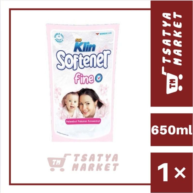 Jual SO KLIN FINE SOFTENER PELEMBUT DAN PEWANGI PAKAIAN BAYI 650ML ...