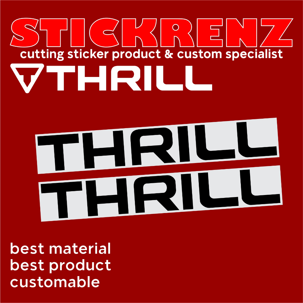 Jual Stiker Cutting Sticker Sepeda Thrill | Shopee Indonesia