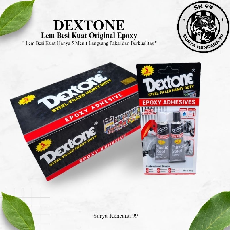 Jual Lem Besi Perekat Kuat Dextone 5 Menit 48 Gram | Shopee Indonesia