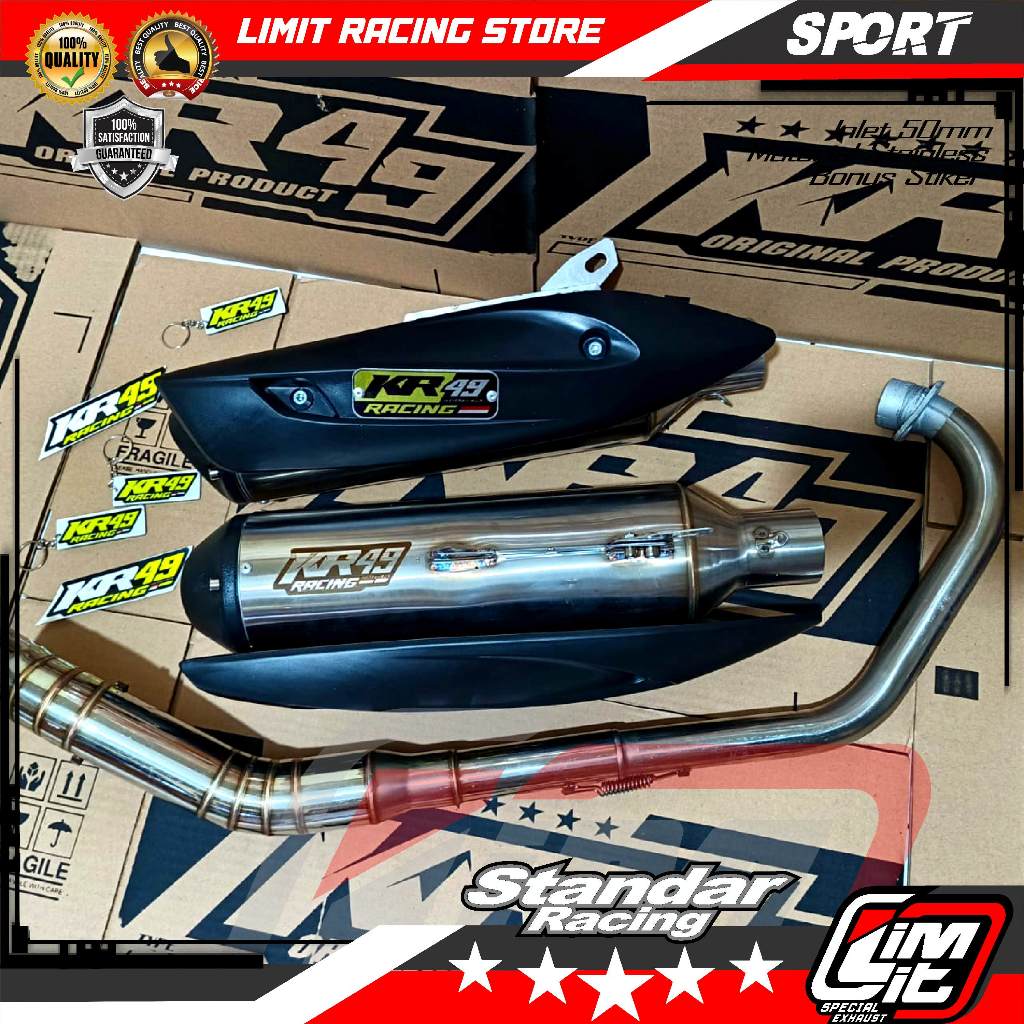 Jual TERBARU KNALPOT STANDAR RACING ORI RAMAH LINGKUNGAN GANTUNGAN ...