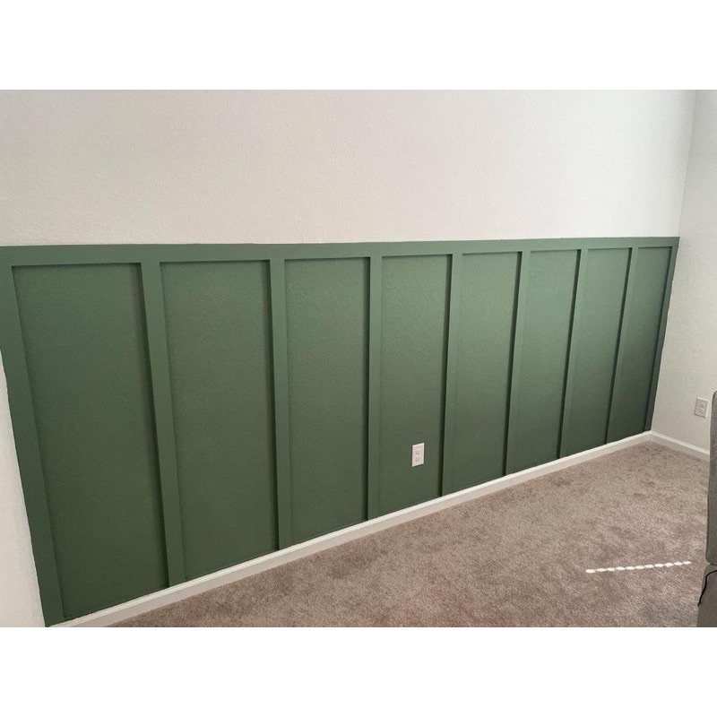 Jual Wall Batten HMR MDF Hijau 5x100cm dan 5x122cm tebal 6mm Shopee