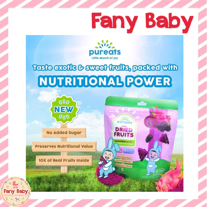 Jual PUREATS DRIED FRUITS 15GR SNACK MAKANAN BAYI | Shopee Indonesia
