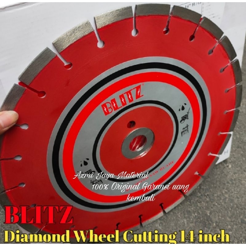 Jual Mata Pisau Potong Beton Aspal Original Blitz 14 Inch Diamond Cutting Wheel Blitz Original