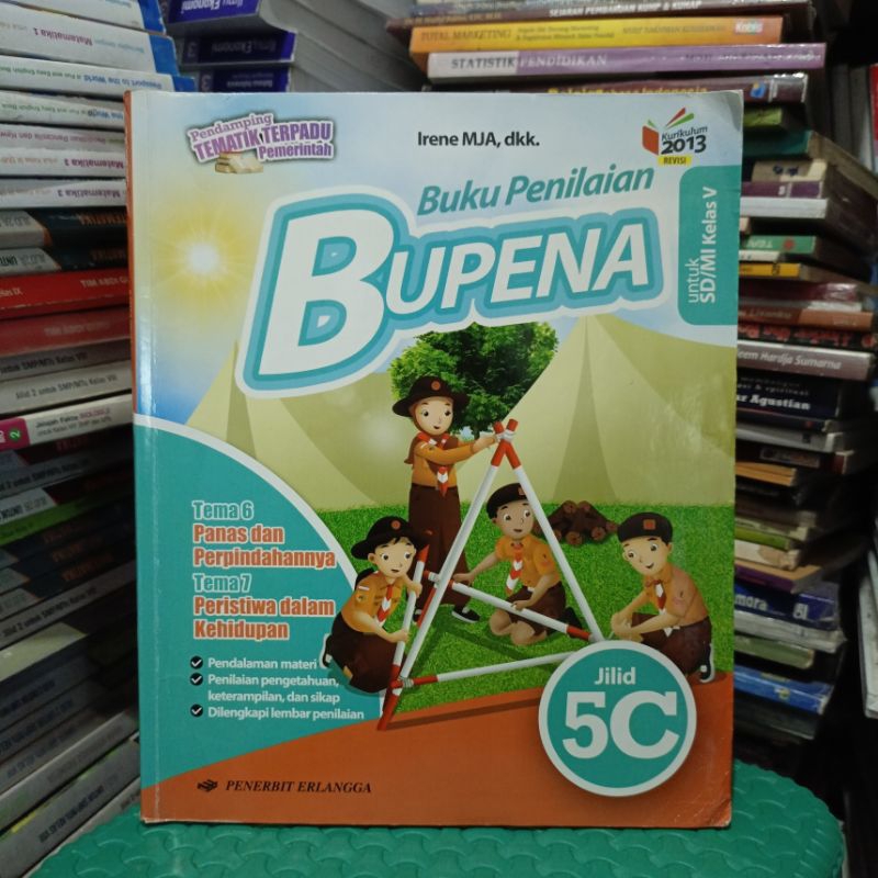 Jual Buku BUPENA Buku Penilaian Jilid 5C Kelas 5 V SD MI Penerbit ...