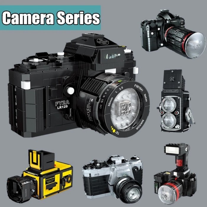 Jual Brick Block Digital Camera Vintage SLR Mainan Anak Edukasi Puzzle ...