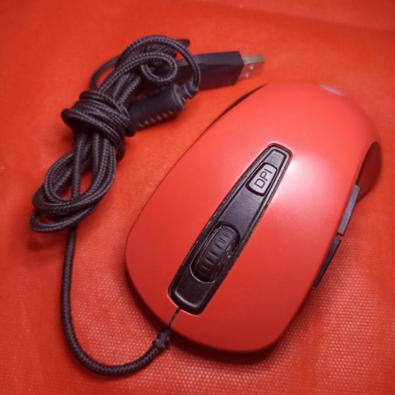 Jual Mouse Gaming MK255 RUBY Edition Second Original | Shopee Indonesia