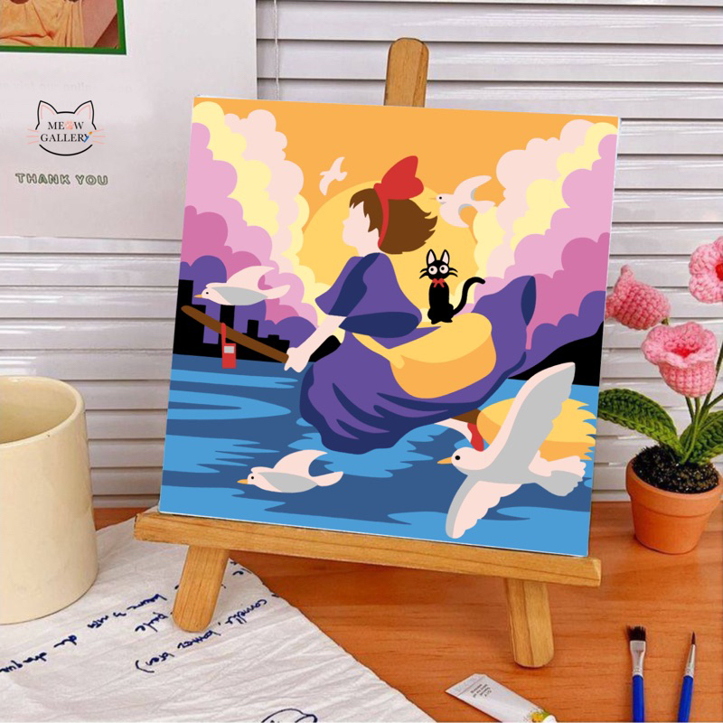 Jual Paint By Numbers KIT - Studio Ghibli - Painting KIT | Shopee Indonesia