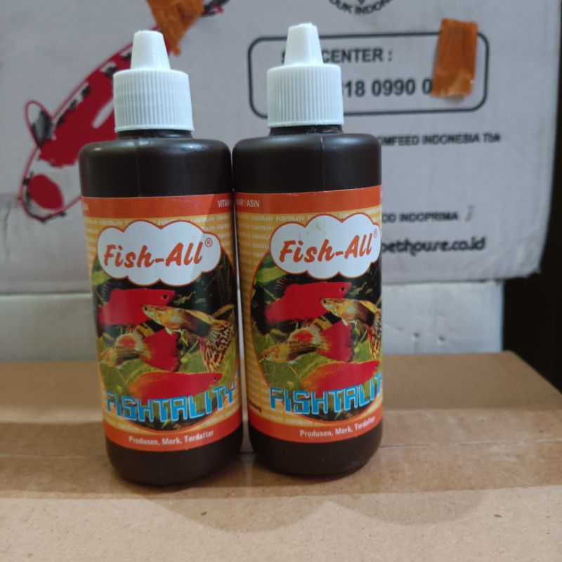 Jual Fish All Fishtality Vitamin Ikan Hias dan Anti Stress | Shopee ...