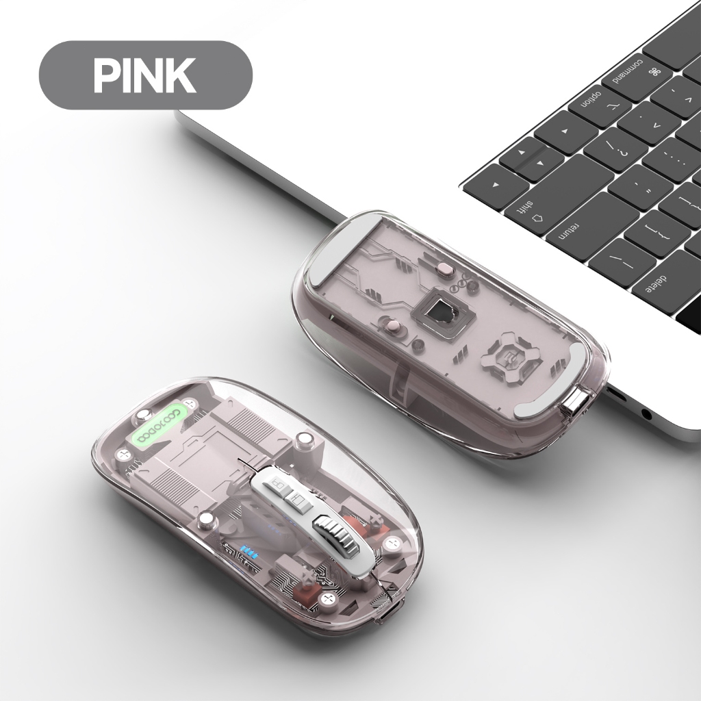 Jual GOOJODOQ Bluetooth Mouse Wireless DPI for iPad laptop Rechargeable ...