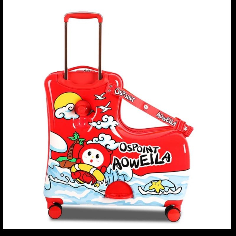 Jual Koper Anak Kartun Pony Lucu Dapat Duduk dan Naik Koper Perjalanan ...