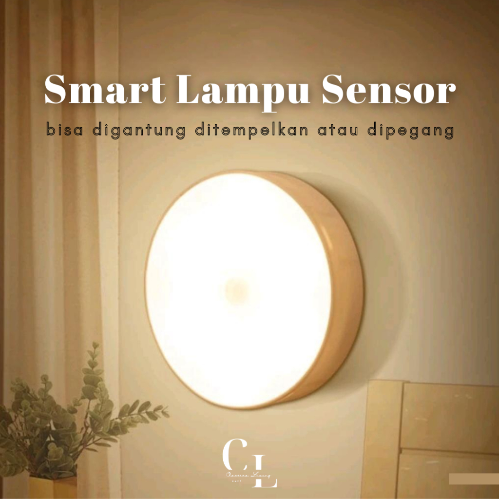 Jual [CLM] Lampu malam LED Sensor Gerak tempel Lampu Sensor Gerak ...