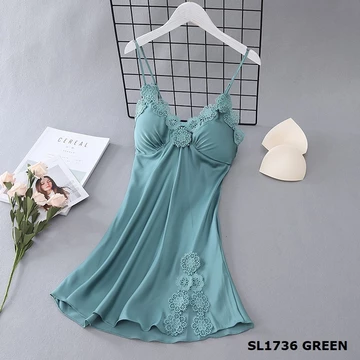 Baju Tidur Piyama Baju Tidur 1736 L XL Sleepwear Baju Wanita BLIORI Lingerie Satin