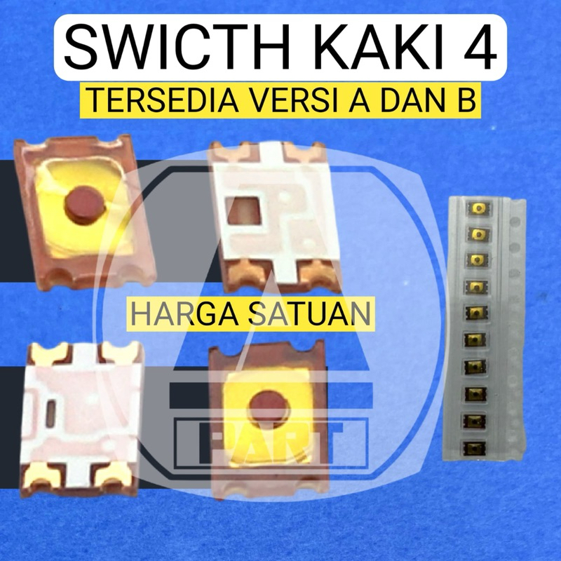 Jual SWITCH / TOMBOL ON OFF 4 PIN UNIVERSAL | Shopee Indonesia