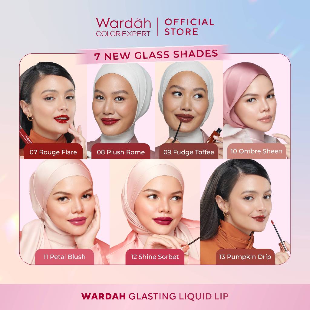 Jual Lip Baru New Wardah Glasting Liquid Lip - New Wardah Lip - Hi ...