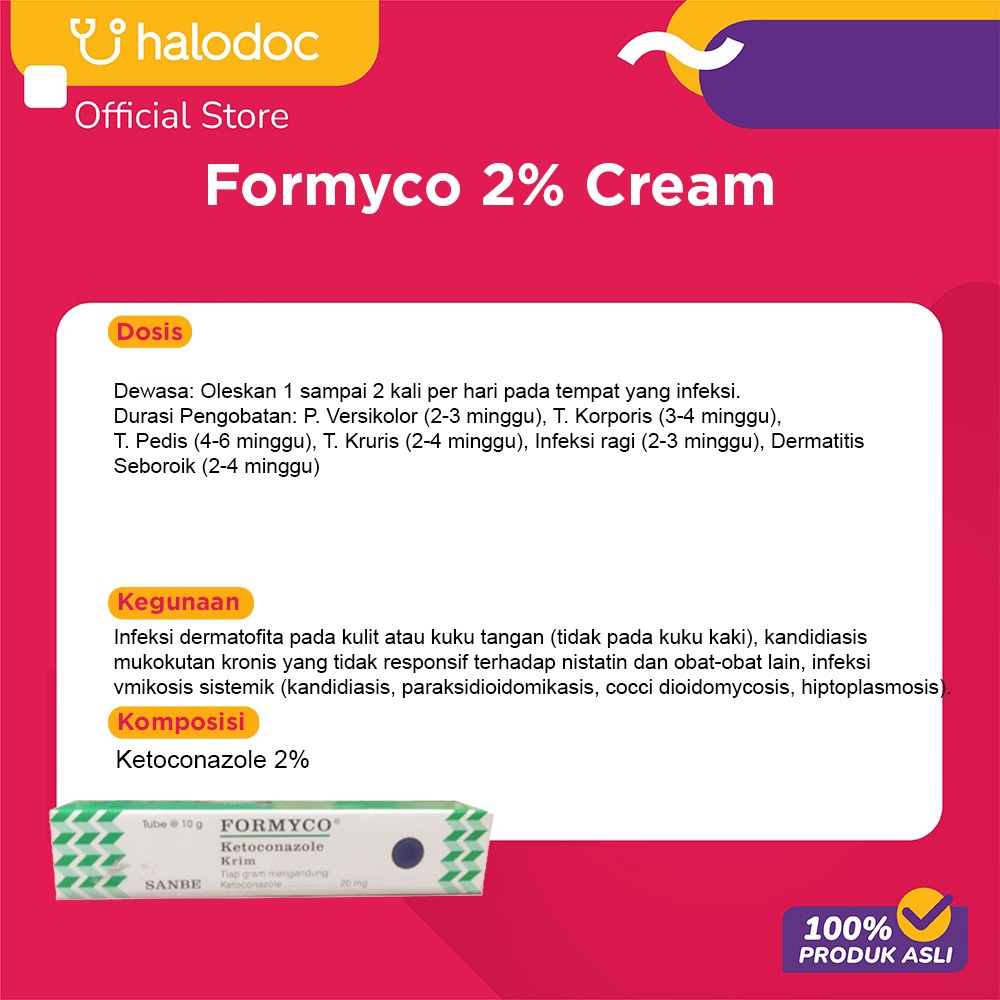 Jual Formyco 2% Cream 10 g | Shopee Indonesia