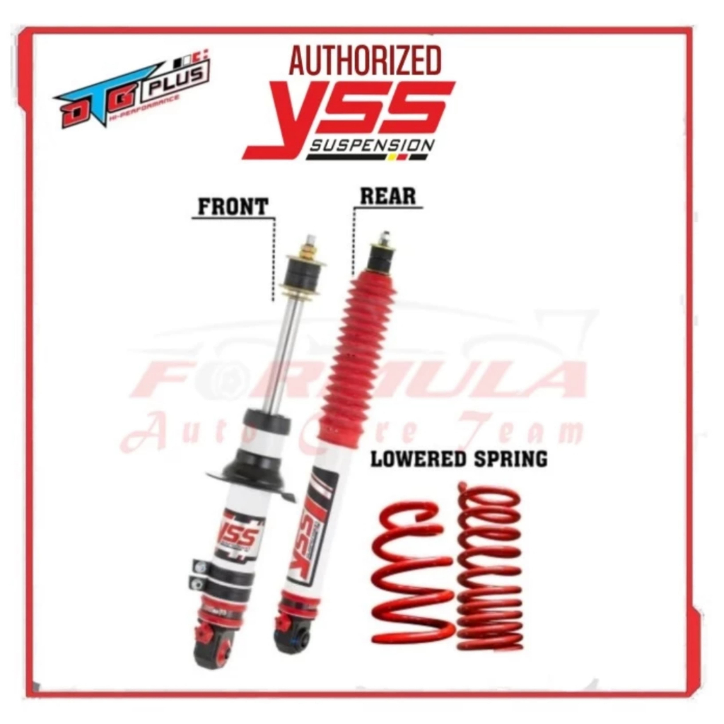 Jual Paket Shockbreaker + Per Spring Loweringkit YSS DTG+ Toyota Innova ...