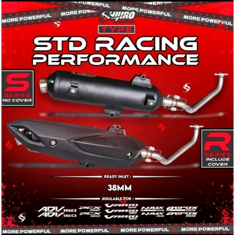 Jual KNALPOT STANDAR RACING SHIJIRO TYPE PERFORMANCE S & R SERIES FOR ...