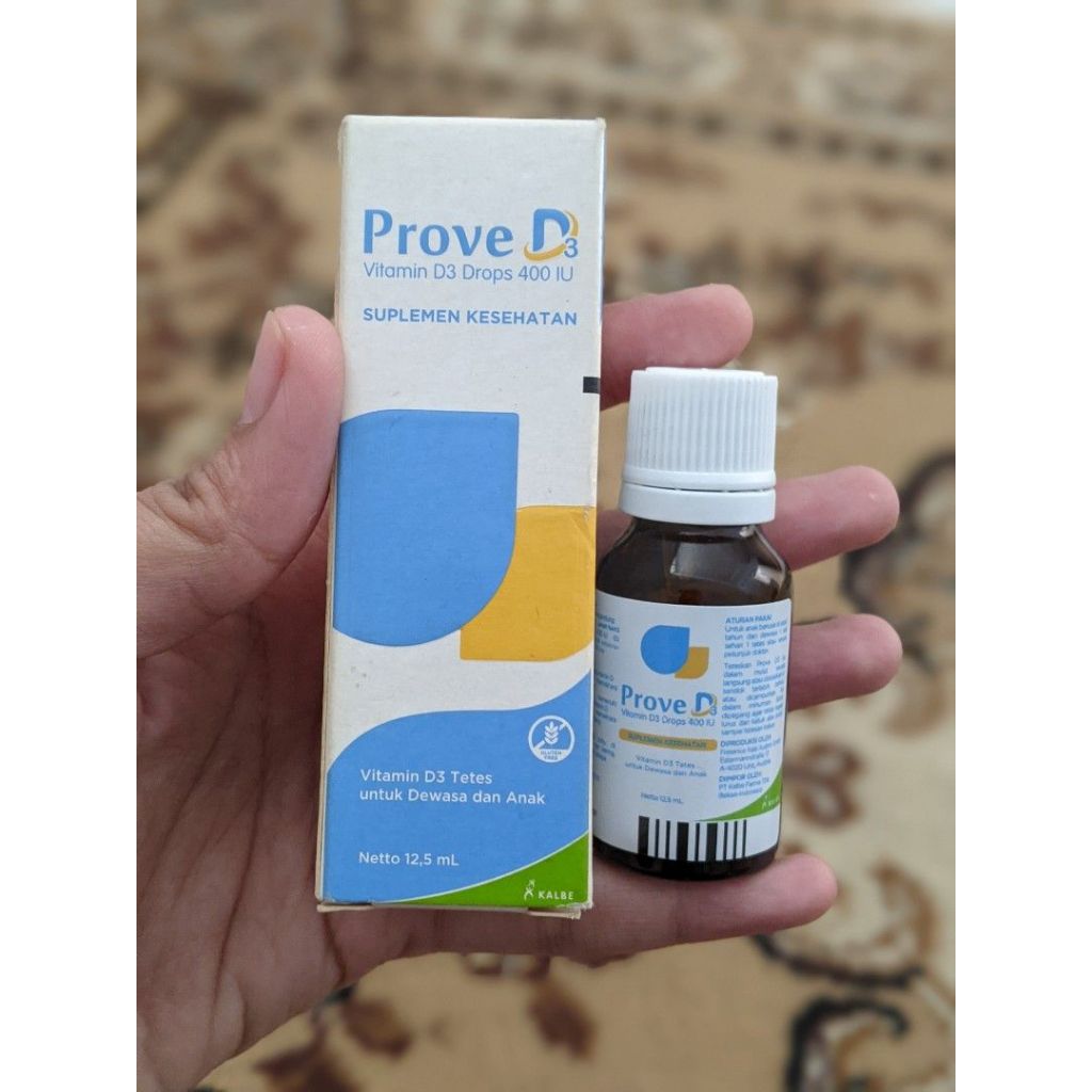 Jual Prove D3 Drops 12.5 ml vitamin d3 400iu anak | Shopee Indonesia