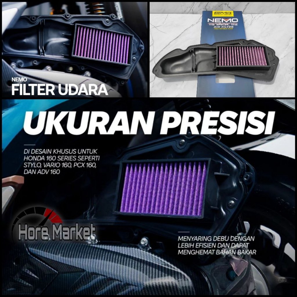 Jual Hawa Filter Udara Nemo Vario Stylo Pcx Adv