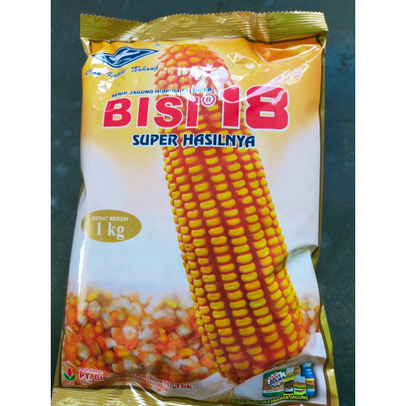 Jual Benih Jagung Bisi 18 Kemasan 1 Kg Benih Jagung Super Benih Jagung ...