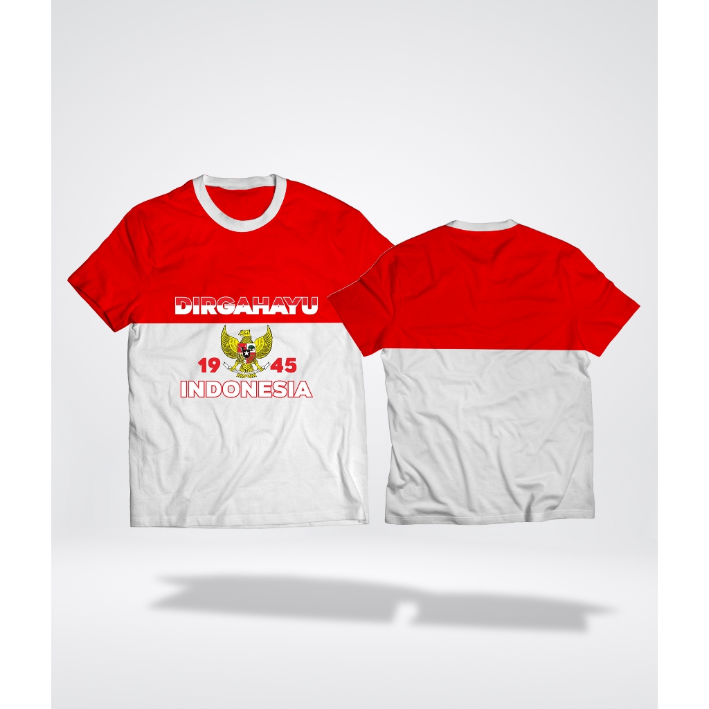 Jual Kaos Agustusan 2024 Merah Putih HUT RI Ke 79 / Dirgahayu Republik