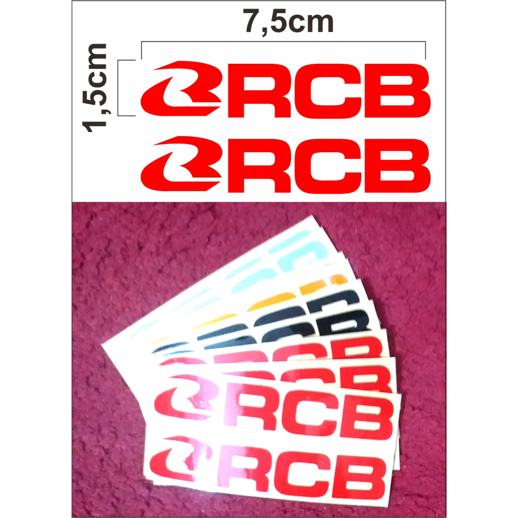 Jual Stiker cutting logo RCB, sticker RCB | Shopee Indonesia