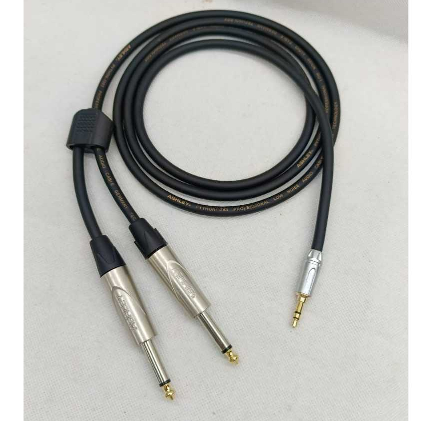 Cavo Audio Stagg NYC3/MPS2 - Da Jack Mini Stereo A 2 RCA Maschio | 3 Metri Nero | Qualità REAN