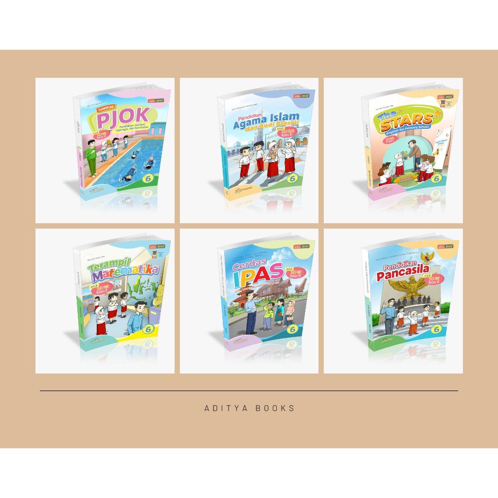 Jual BUKU PAKET KELAS 6 SD KURIKULUM MERDEKA - PUSTAKA MULIA | Shopee ...