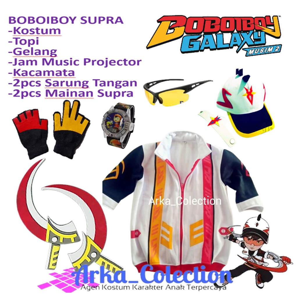 Jual PAKET BOBOIBOY SUPRA TERBARU KOSTUM BOBOIBOY SUPRA TERBAIK ...