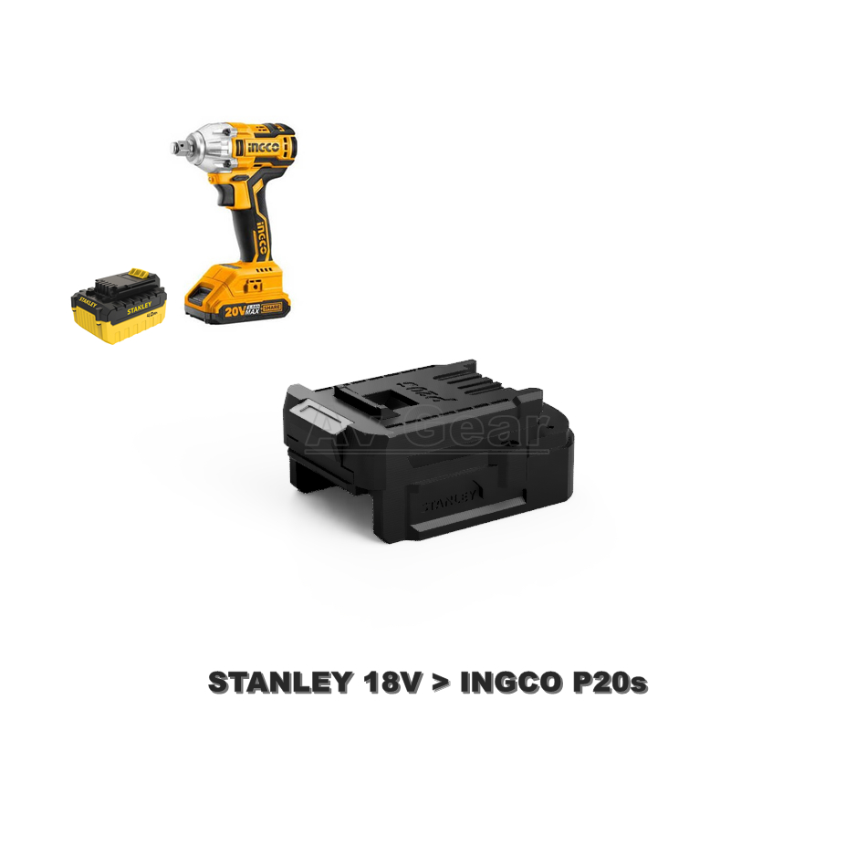 Jual Adapter Ingco | Stanley 18v ke Ingco P20s | Shopee Indonesia