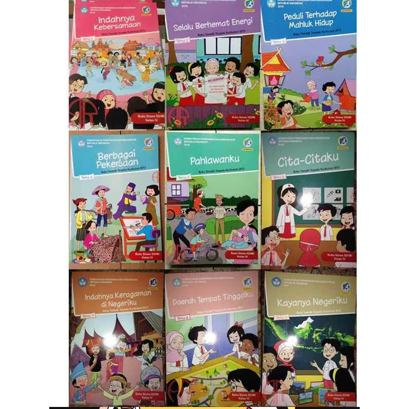 Jual Buku Siswa TEMATIK SD/MI Kelas 4 TEMA 1 2 3 4 5 6 7 8 9 ...