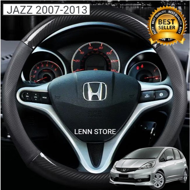 Jual Cover Sarung Stir Carbon Mobil HONDA JAZZ GE8 2007 2008 2009 2010