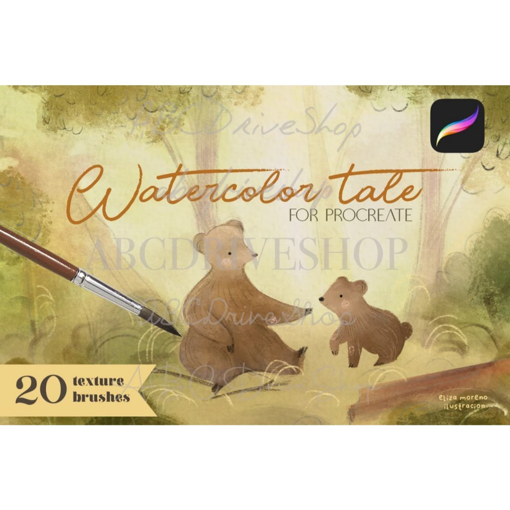 Jual Procreate Brush - Watercolor Tale Brushes | Shopee Indonesia