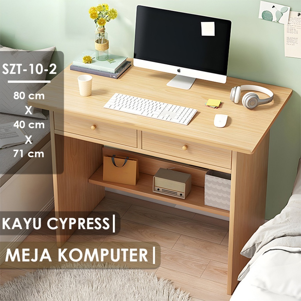 Jual Meja Komputer kayu Cypress Meja Laptop Meja belajar Meja Kerja ...