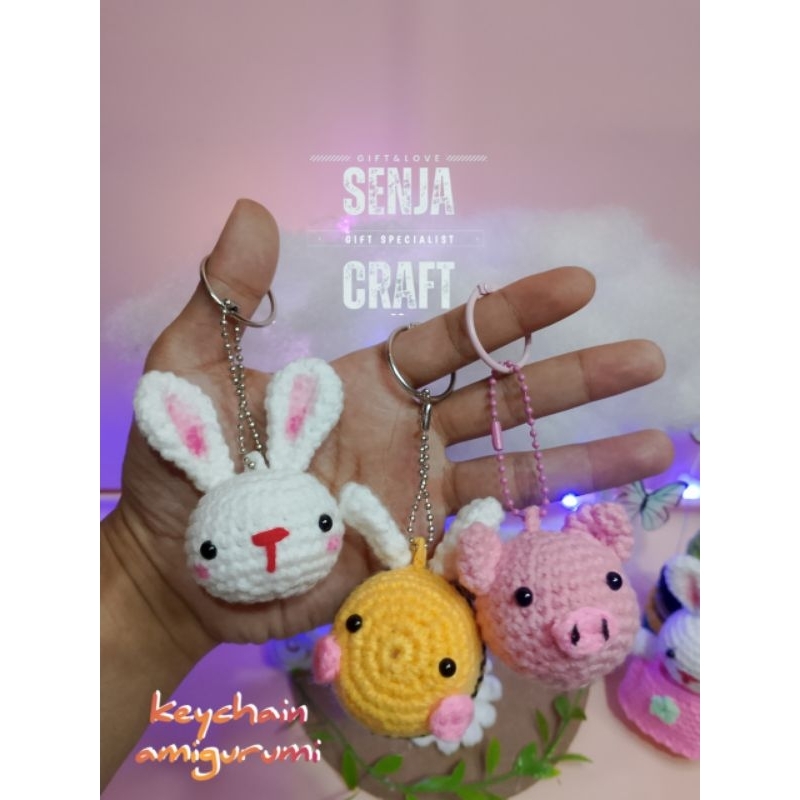 Jual gantungan kunci rajutan keychain amigurumi rajutan handmade ...