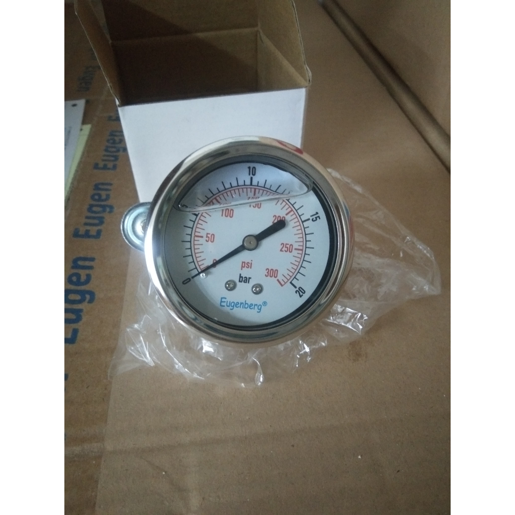 Jual Pressure Gauge Ro 20 Bar Drat Tengah Shopee Indonesia 4433