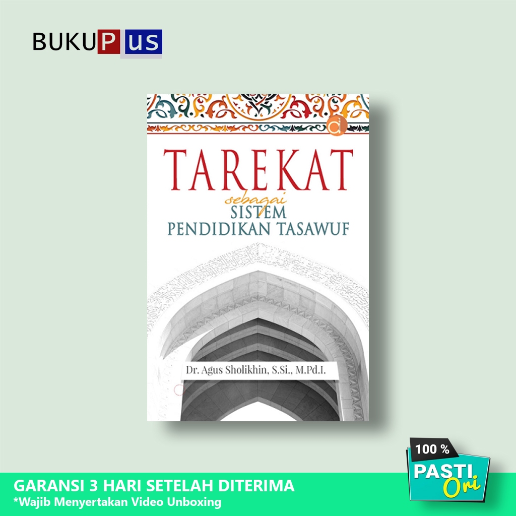 Jual Buku Tarekat Sebagai Sistem Pendidikan Tasawuf Original Shopee