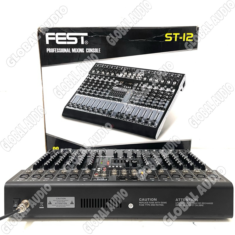Jual Mixer Audio Fest ST12 12channel Original 12 Channel FEST ST 12 ...