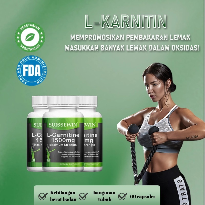 Jual L-carnitine 1500mg, Super Kuat, Meningkatkan Pertumbuhan Otot ...