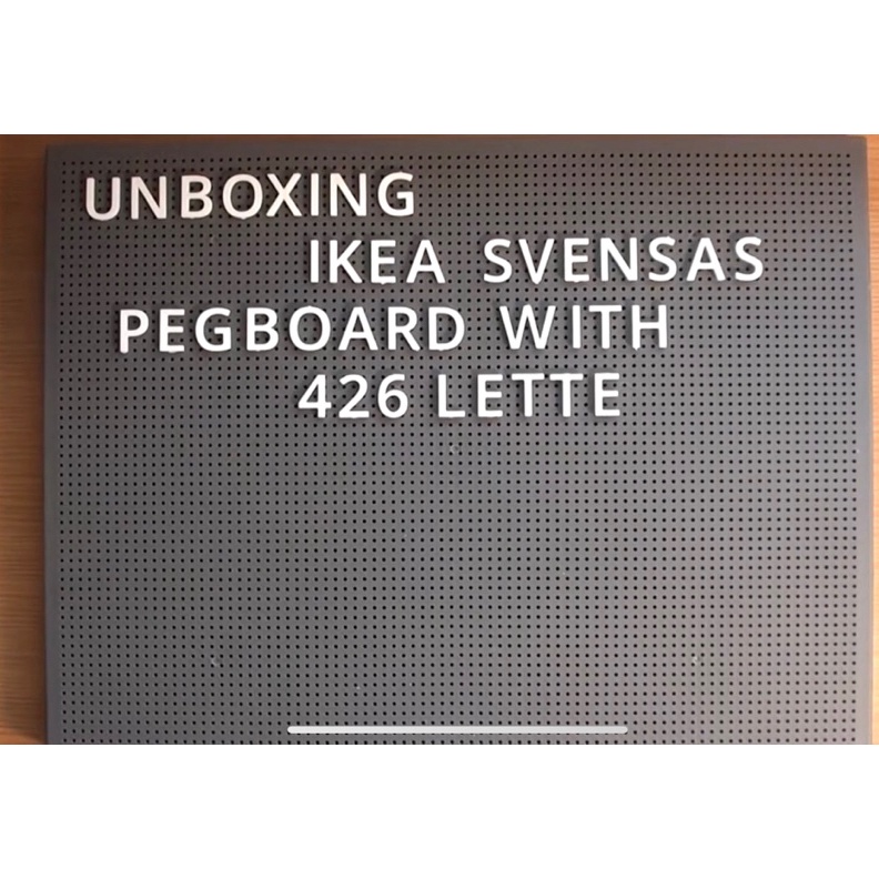 Jual DISCOUNT SVENSAS Papan berlubang dengan huruf merah muda 3x4 cm ...