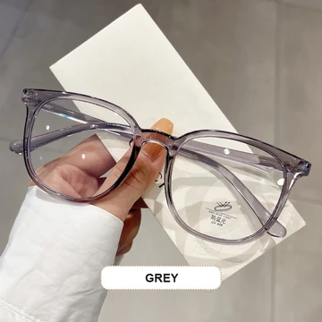 Fashion Kacamata Transparan Anti Radiasi Wanita Kacamata Korea Wanita Sunglass Retro Bentuk