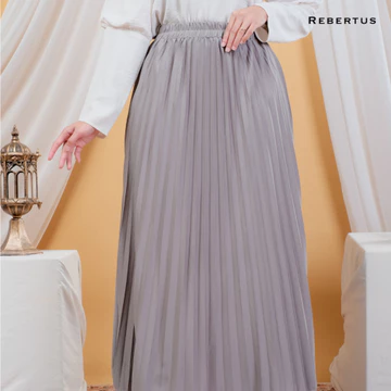 Rok Plisket Wanita Panjang Premium Rebertus Sofia