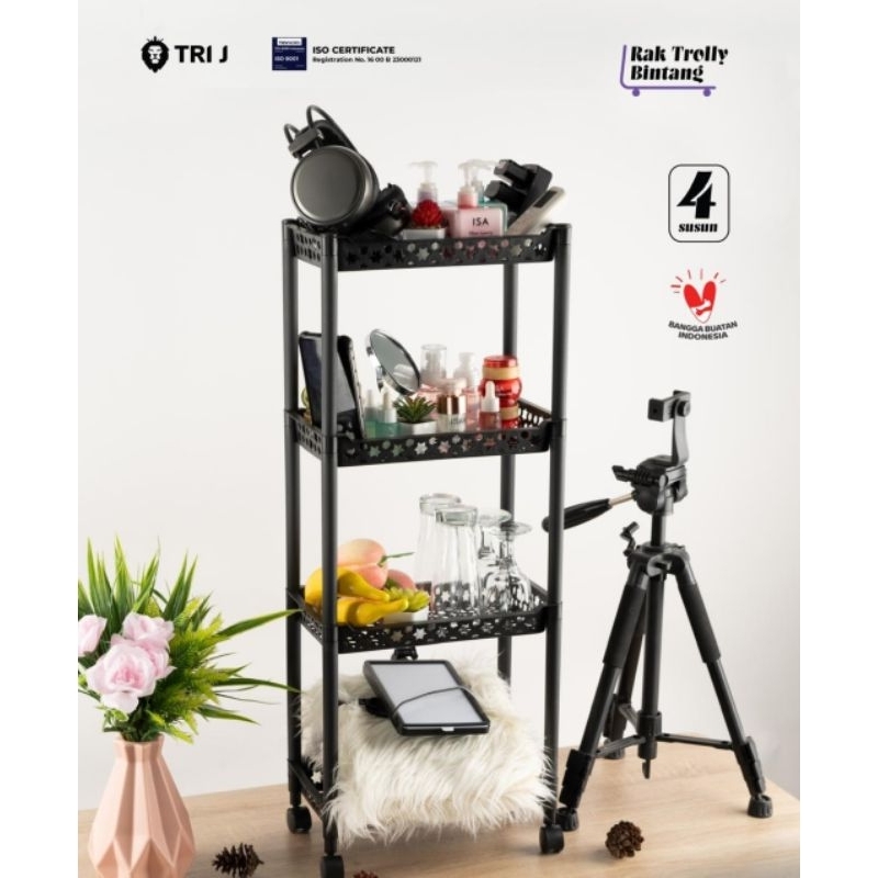 Jual Rak Dapur 4 Susun Rak Troli Serbaguna Rak Persegi Rak Segitiga Rak ...