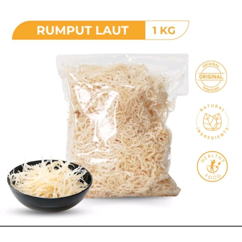 Jual rumput laut spinosum kering 1kg putih kenyal | Shopee Indonesia