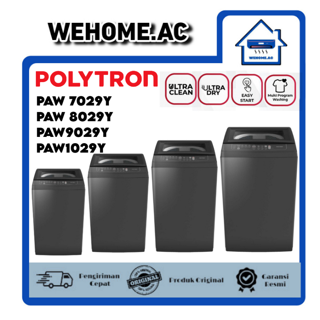 Jual Mesin Cuci Polytron 1 Tabung PAW 7029Y / PAW 8029Y / PAW 9029Y ...